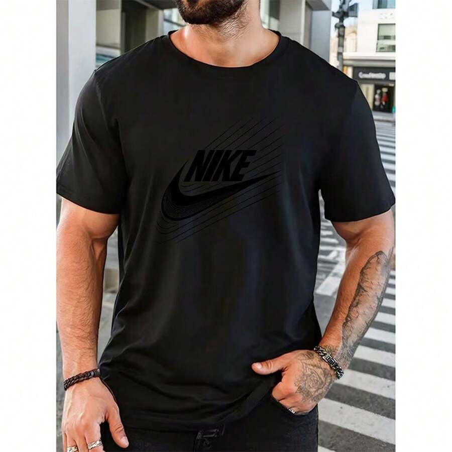 Men T-Shirts - Black - View 1