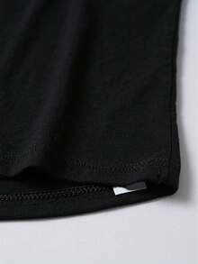 Men's Short-Sleeved T-Shirt 2026, Design, Made Of Comfortable Pure Cotton Fabric, Streetwear Style. - 黑色 - 查看 4