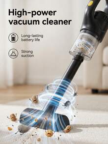 FIYIBAN Powerful Cordless Handheld Vacuum Cleaner Set - Lightweight And Portable Design, Strong Suction Power, Suitable For Home And Car Use, Christmas And New Year Gift - Multicolor - View 2