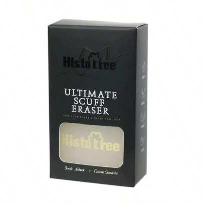 1个便携式麂皮鞋清洁剂，无需用水，方便携带，适用于清洁天鹅绒、皮革、运动鞋和白色鞋子，干洗去污，旅行必备鞋履护理橡皮擦，非研磨性材质，是球鞋爱好者的理想之选。