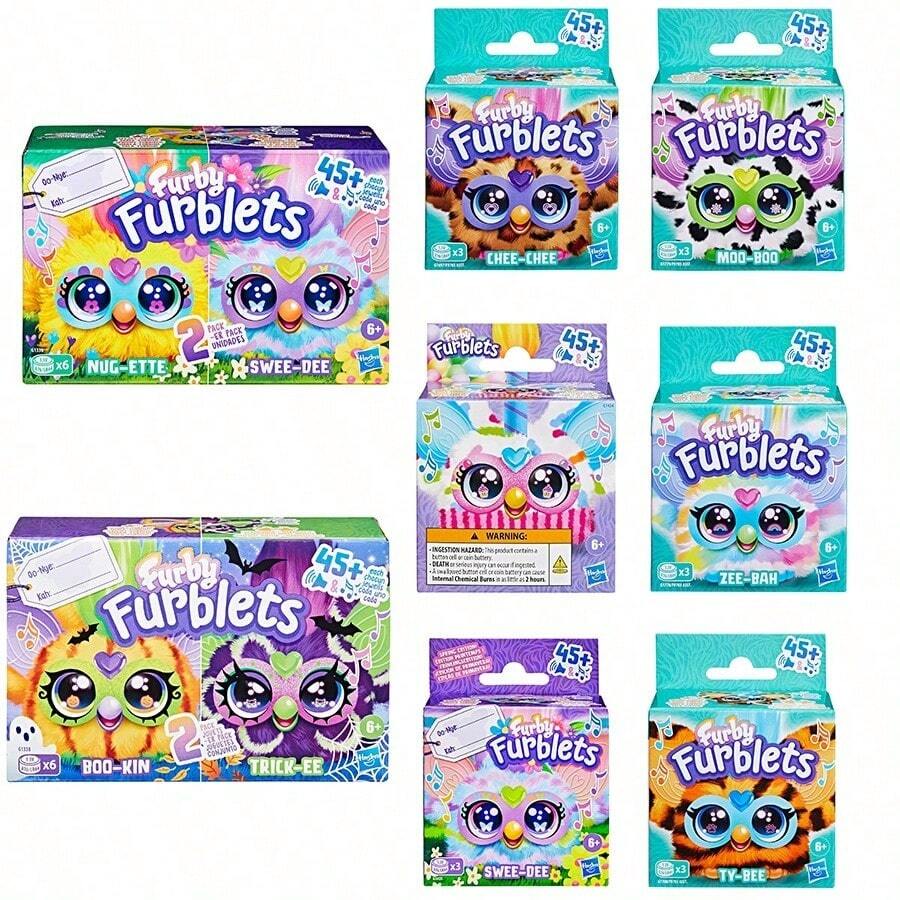 Hasbro 菲比精灵：一款小巧的互动智能毛绒宠物娃娃，适合儿童，是绝佳的礼物之选。 - 彩色 - 查看 1