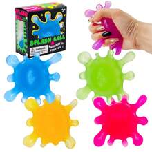 1 chiếc Mochi Squishy hình virus bắn tung tóe phiên bản mới nhất năm 2026, có độ đàn hồi chậm, giúp giảm căng thẳng - Món quà hoàn hảo - Quà sinh nhật - Quà tặng lý tưởng - Quà bất ngờ - Quà tặng ngày lễ - Quà tặng cặp đôi - Quà Halloween - Quà Giáng sinh - Quà tặng tinh tế cho người đam mê game - Quà tặng - Đồ chơi bóp - Cần thiết để giảm căng thẳng - Nhiều màu - Xem 3