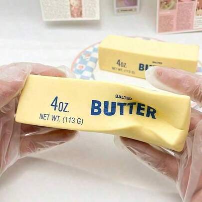 1pc Super Soft Slow Rebound Cream Bread Squeeze Toy, Stress Relief Toy