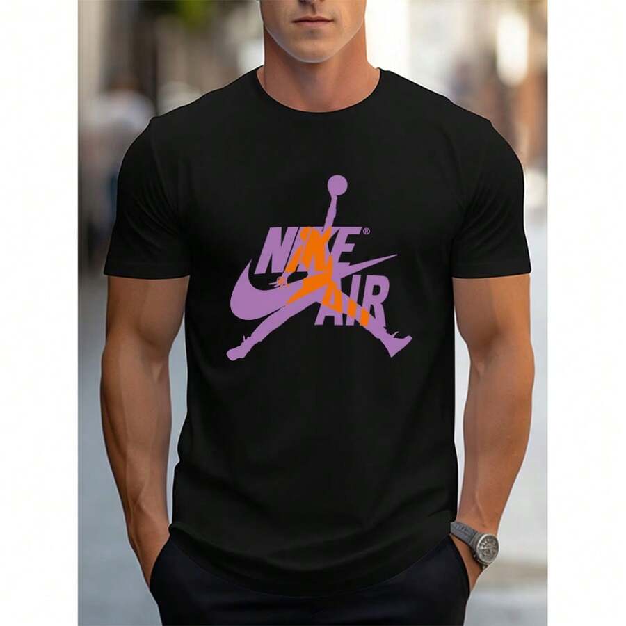 Men Outdoor Tees & Tanks - Black - View 1