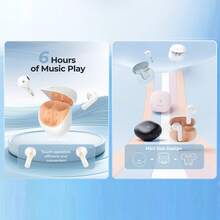 HAVIT Smaller Earbuds, More Comfortable, Al Call Noise Cancelling, Wireless 5.4, 10mm Dynamic Units, Powerful Stereo Sound, For Sports, Android, IOS. - 查看 7