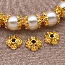 20 chiếc hạt trang trí kiểu Baroque cổ điển, mạ vàng 18K và đồng, dày dặn, họa tiết chạm nổi, kích thước 8mm, thích hợp cho đám cưới và tiệc tùng. - Nhiều màu - Xem 6