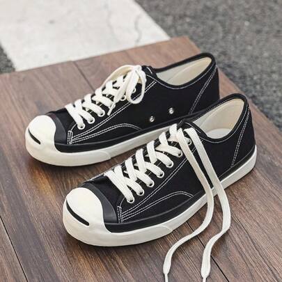 复古水洗美式帆布休闲运动鞋，低帮平底舒适运动鞋，适合学生、情侣、校园、街头、日常通勤穿着。