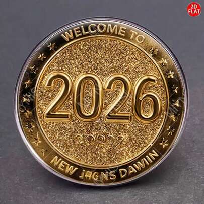 1pc 2D Flat Stainless Steel Badge, Unique Design, Time Gem, Lightweight And Portable, Suitable For Clothing, Festivals, Gifts, Souvenirs And Special Occasions, Casual Accessory | Elegant Badge Design | Durable Metal Brooch