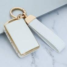 1 st premium bilnyckelfodral med nyckelring - 3 knappar/4 knappars skydd passar för 6 8 3 halvkombi, Miata MX-5, CX-3, CX-5, CX-7, CX-9, CX-30 bilnyckelhållare - E4-modellen - Visa 15