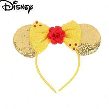 Disney Băng đô tai chuột với nơ đính sequin đỏ – Tai chuột đen biểu tượng dành cho phụ nữ và bé gái, hoàn hảo cho các chuyến đi dã ngoại, công viên giải trí, tiệc tùng và cosplay – Kích thước phù hợp với hầu hết mọi người, phụ kiện du lịch, băng đô cài tóc cho các hoạt động ngoài trời, kỳ nghỉ, du lịch, phụ kiện trang phục và quà tặng. - Nhiều màu - Xem 12