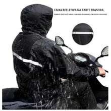 Motorcycle Rain Suit Set For Men And Women, Adult, Reflective Strip, Hood, Waterproof (8576) - Men's Raincoat - View 7