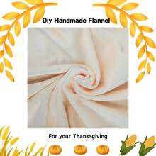 1pc Soft Plush Fabric Material, Suitable For Thanksgiving Decoration, DIY Handmade Home Textile, Applicable To Flannel - Multicolor - View 94