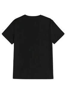 Novedades 2026: Camisetas modernas y con estilo para adolescentes y niños - Ropa para niños y niñas - Negro - Ver 2
