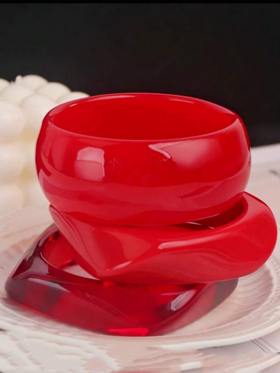 Bộ 3 vòng tay hình học phóng khoáng, thích hợp đeo hàng ngày, dự tiệc, đi nghỉ mát, phong cách Bohemian đa năng. - Vòng tay hình học - C - Xem 1