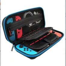 1pc Protective Case Box Compatible With Nintendo Switch/Switch OLED, Includes 20 Game Card Slots And Hard Shell Travel Bag - View 3