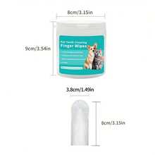 50pcs Gentle Hypoallergenic Pet Eye Cleaning Wipes, Pet Finger-Style Tooth Cleaning Wipes, Soft Texture, Convenient To Use, Specially Developed For Cats And Dogs; Fresh Breath, Remove Food Residue, Gentle And Non-Irritating, Suitable For Daily Ear And Tooth Care For Pet Cats And Dogs. - View 6