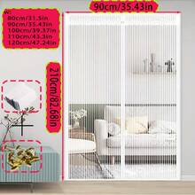 磁性透气防蚊网门帘，夏季热门，防污透气，半透明设计有助于保护隐私。 - 蕾絲條紋 - 查看 10