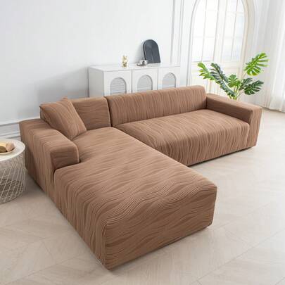 Thick Jacquard Sofa Cover With Elastic All Inclusive Sofa Cover, European And American Version For Home Use, 1/2/3/4 Person Sofa Protection Cover, Elastic Bottom With Elastic Edge Wrapping, Suitable For Families With Pets