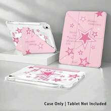星形图案彩绘平板电脑保护套，带支架，兼容荣耀Pad 8/9/10、荣耀GT 11.5英寸/X7/X8A/X9/X8Pro/X9Pro/V9/V8 Pro、MatePad 11英寸（2023/2022）、苹果第十代/11英寸（2025）（A16）、A9/A9+/A11/S11/S10 FE+，可折叠防弯折，自动唤醒/睡眠，内置笔槽，三折支架 - 日常完美保护，节日送礼佳品 - 彩色 - 查看 5