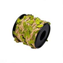 1 Roll (9.75m) Hemp Rope – Heavy-Duty And Wear-Resistant Twine With Natural Green Leaf Patterns And A Vintage Pastoral Style. Made Of Sturdy Jute Fiber And Designed With Eucalyptus Vines, It Delivers A Strong Cozy Atmosphere. Ideal For Realistic Room Decoration And A Premium Gift Option For Mother's Day. - Multicolor - View 13
