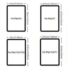 1个双面高清星猫图案平板电脑保护套，适用于iPad 10/9/11（2025、2026新款），带镜头盖，自动唤醒/睡眠功能，Y型折叠多角度支架带笔槽，办公学习必备，非磁性 - 黑色 - 查看 10