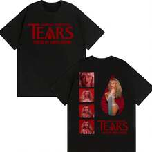 Sabrina Carpenters's Album Print T-Shirt, Tour Pattern T-Shirt, Men's And Women's Classical And Fashi - màu đen - Xem 1