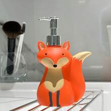 1pc Cute Fox Shaped Soap Dispenser, Creative Cartoon Hand Wash Bottle, Bathroom Lotion Refillable Container, Home Decor - Fox-shaped Refill Bottles - View 7