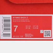 耐克女士 W NIKE SHOX Z 休闲运动鞋，低帮 IR1222-100 - 白色 - 查看 6