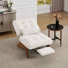 Chaise Lounges - 米色+燈芯絨 - 查看 3