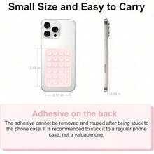 1/2PCS Single-Sided Silicone Suction Phone Case Mount, Non Slip Suction Cup, Hands-Free Phone Accessories Holder For Selfies And Videos, Silicone Adhesive Stand Sticky For Cell Phone - 白色 - 查看 3