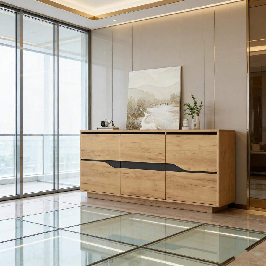 Buffets & Sideboards - Oak + Particle Board - View 1