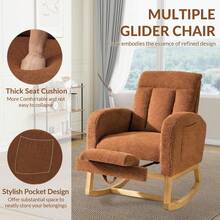 Baby Gliders, Ottomans & Rocking Chairs - Brown - View 6