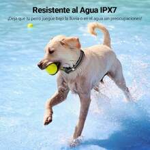 500m Collar Antiladridos Perro Bloqueo Una Clic Prevenir Toque Imprevisto Collar Electrico Perros Impermeable y Recargable con 3 Modos Entrenamiento para Perros Grandes Medianos Pequeños - Verde - Ver 4