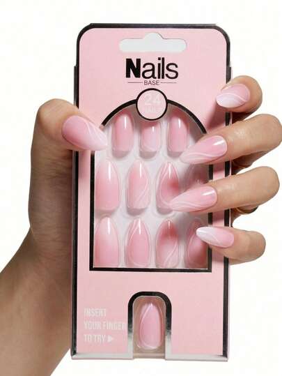 Bộ móng giả Nailsbase 24 món họa tiết trái tim tối giản, thích hợp cho mùa xuân và mùa hè, kèm 1 gel dán móng và 1 dũa móng, bộ dụng cụ làm móng lấp lánh, lý tưởng cho các bữa tiệc, hẹn hò, kỳ nghỉ của phái nữ và các bạn gái.