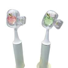 2pcs Red Apple & Green Apple Pattern Portable Toothbrush Head Cover, Storage Box, Toothbrush Protector - Toothbrush Cover - View 6