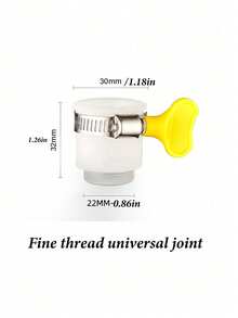 New Kitchen Faucet Sprayer Head Filter, 360° Rotatable Adjustable Anti-Splash Faucet Aerator, Kitchen Sink Faucet Decor, Home Bathroom Decor Autumn Bathroom Accessories - Multicolor - View 15