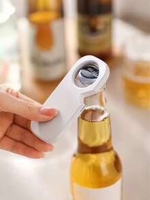 三合一多功能磁性开瓶器、开罐器、拉环开瓶器，适用于家庭和厨房，易握式瓶盖提起器，经久耐用，可开启啤酒、汽水和罐头。 - 彩色 - 查看 3
