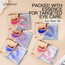 20pcs (10 Pairs) Wrinkle Reducing Eye Gel Patches, Eye Care, Fade Dark Circles, Gel Eye Masks, Great Gift For Halloween, Christmas, New Year, Mother's Day, Father's Day And Valentine's Day, Suitable For Both Men And Women (Bride, Eye Mask, Hen Do Bags Fillers, Beauty, Face Mask, Valentine's Day, Travel Essentials, Mother's Day Gift, Travel) - Multicolor - View 4