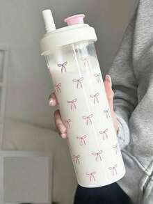 Made Of High-Quality, Plastic, This Water Bottle Is , Odorless, And For Daily Use With All Kinds Of Beverages. The Material Is Resistant To Drops And Scratches, Ensuring Long-Term Use Without Deformation Or Damage. - Multicolor - View 2