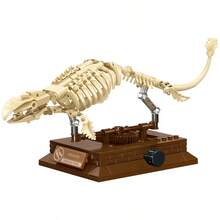347pcs Dinosaur Themed Building Blocks Set: 3D Assembly Toy Model. Includes Various Dinosaur Shapes Such As Tyrannosaurus, Triceratops, Spinosaurus And Brachiosaurus. This Is A Great Gift For Dinosaur Enthusiasts And Also Suitable For Beginners To Practice. It Can Improve Spatial Thinking And Finger Flexibility. Perfect As Room Desktop Decoration, Birthday Gift And Holiday Souvenir. - Multicolor - View 18