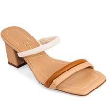 Vizzano Sandal With Thick Block Heel, Comfortable And Casual, 6455 - Màu be - Xem 2