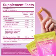 Miriyalyad Women's Probiotic + Cutting Mix, 120 Capsules 60 Servings, Supports Odor Control, Yeast Balance, Intimate Moisture & Gut Health, Daily Dietary Supplement For Women - 3PCS - 查看 7