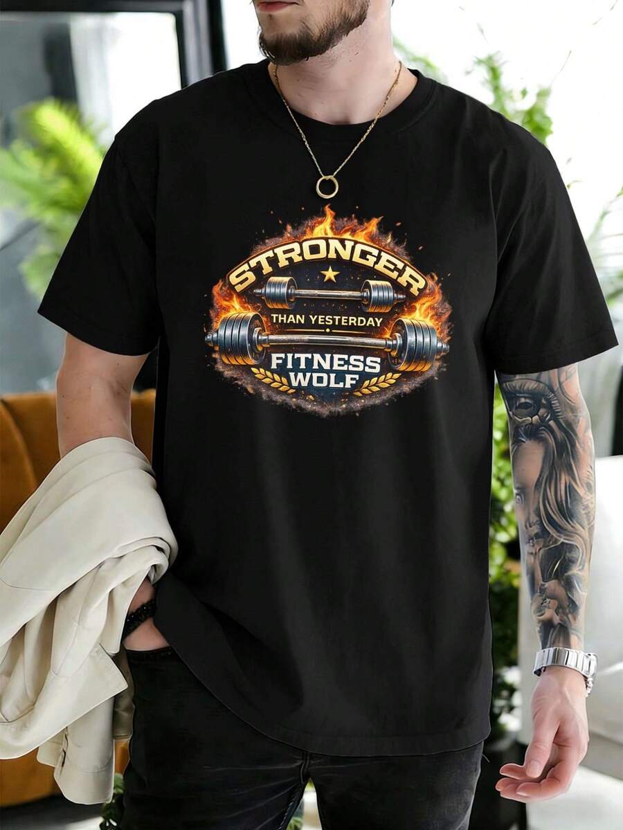 Camisetas para hombres - Negro - Ver 1