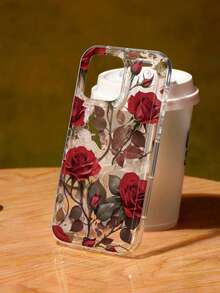 Ốp lưng trong suốt in hình hoa anh đào và hoa, tương thích với điện thoại Apple 16/11/12/13/14/15/15pro/15 Plus/15 Promax/7plus/8plus/X/Xs Max/Xr/11pro/12pro/13pro/14pro/12mini/13mini/11promax/12promax/13promax/14promax/14plus/6/6s/6plus/7/8/16Pro/16plus/16promax/Se&Galaxy/A54/A14/A12/A13/A15/A32/A33/A24/A52S/S20/S21/S22/S23/S24/S23Plus/S24ultra - Trong sáng - Xem 4