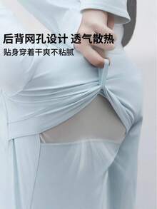 Women's Sun Protection Clothing, New Summer Model, High Collar, Breathable And Fitted Yoga Jacket, Cooling Effect Sun Protection Jacket For Outdoor Use - Grey [Upgraded Version With Zippered Pocket] - View 4