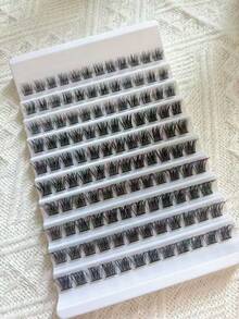 120pcs 0.07D 8-16mm Mink Eyelash Extensions Kit, Thick & Dense Single Lashes For DIY Eyelash Grafting At Home - C - View 6