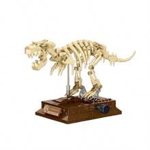 347pcs Dinosaur Themed Building Blocks Set: 3D Assembly Toy Model. Includes Various Dinosaur Shapes Such As Tyrannosaurus, Triceratops, Spinosaurus And Brachiosaurus. This Is A Great Gift For Dinosaur Enthusiasts And Also Suitable For Beginners To Practice. It Can Improve Spatial Thinking And Finger Flexibility. Perfect As Room Desktop Decoration, Birthday Gift And Holiday Souvenir. - Multicolor - View 11