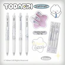 4 Pcs Cute Rabbit Gel Pens Set Kawaii Aesthetic 0.5mm Fine Tip Smooth Writing Quick Dry Black Ink Press Type CS Dual Ball Tip Journaling Pens Back To School Supplies Study Note Taking Drawing Office School Essentials Gift Set With Clear Case - Sets - View 11
