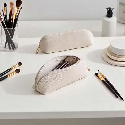 大容量防水铅笔盒、文具收纳盒、化妆刷收纳盒、旅行化妆包、多功能洗漱包