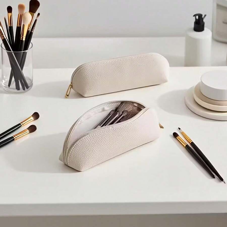 大容量防水铅笔盒、文具收纳盒、化妆刷收纳盒、旅行化妆包、多功能洗漱包 - 多色 - 查看 1